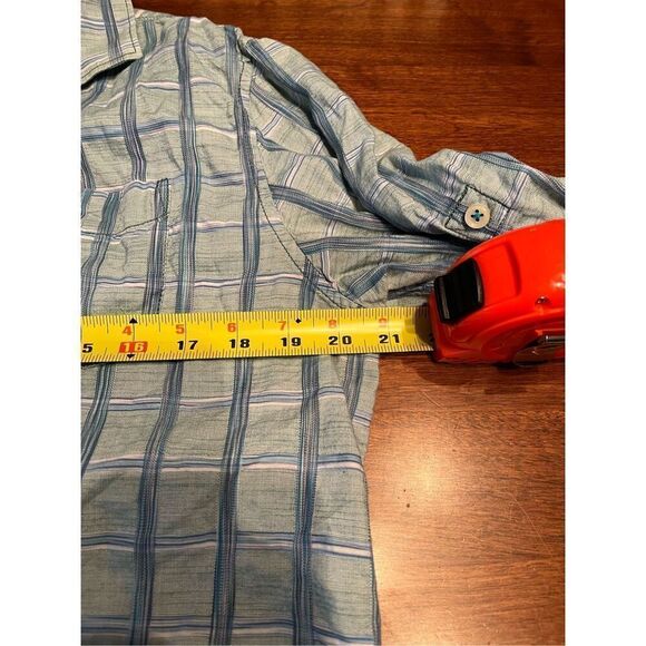 Tommy Bahama Shirt Button-Up  Mens L Casual Plaid Cotton Island Modern Fit - Picture 4 of 5